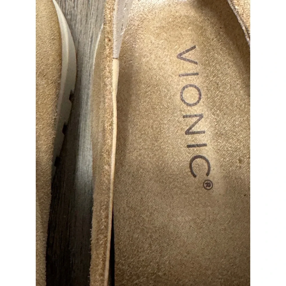 Vionic Tan Suede Loafers - Picture 3 of 12